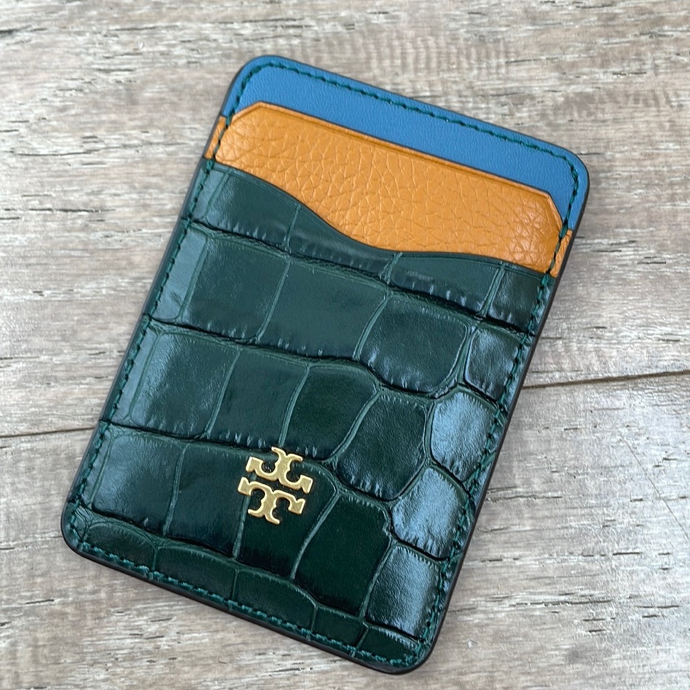 Tory Burch Blake Embossed Card Holder